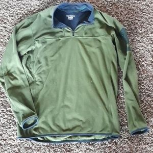 Arcteryx green pullover fleece